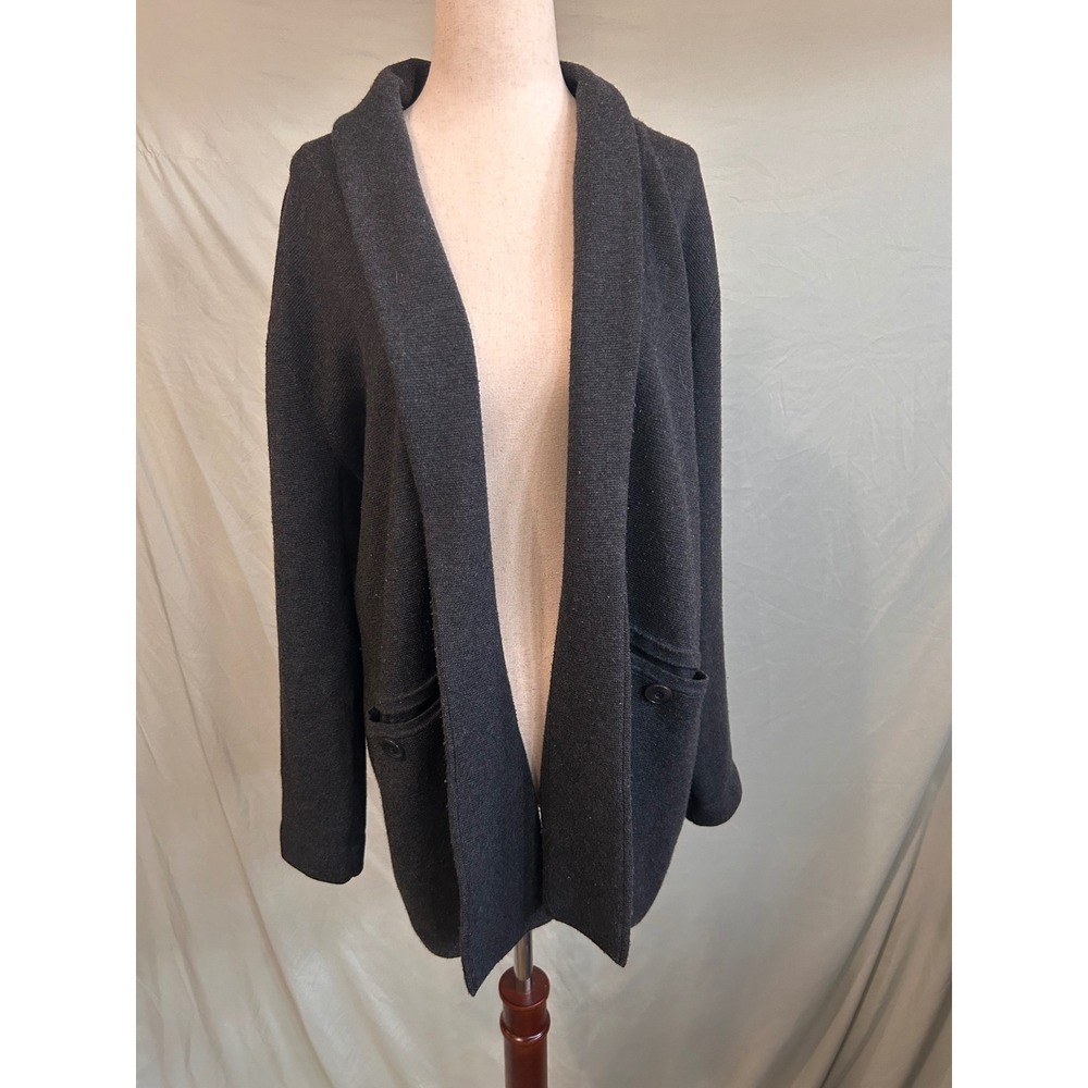 J.Crew Camille Sweater Blazer Cardigan AL234 Merino Wool Blend Open Front Small